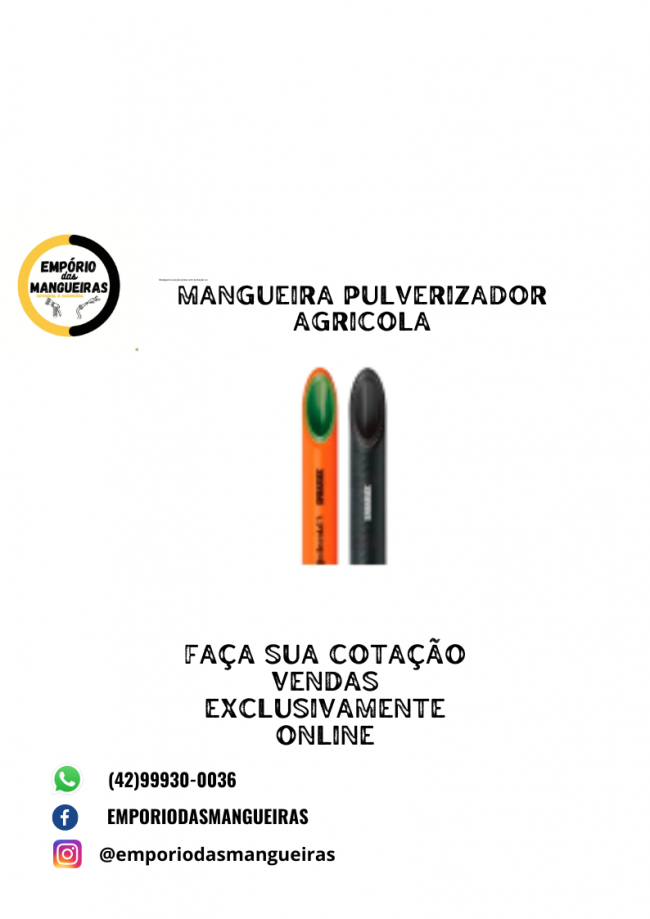 Mangueira pulverizador
