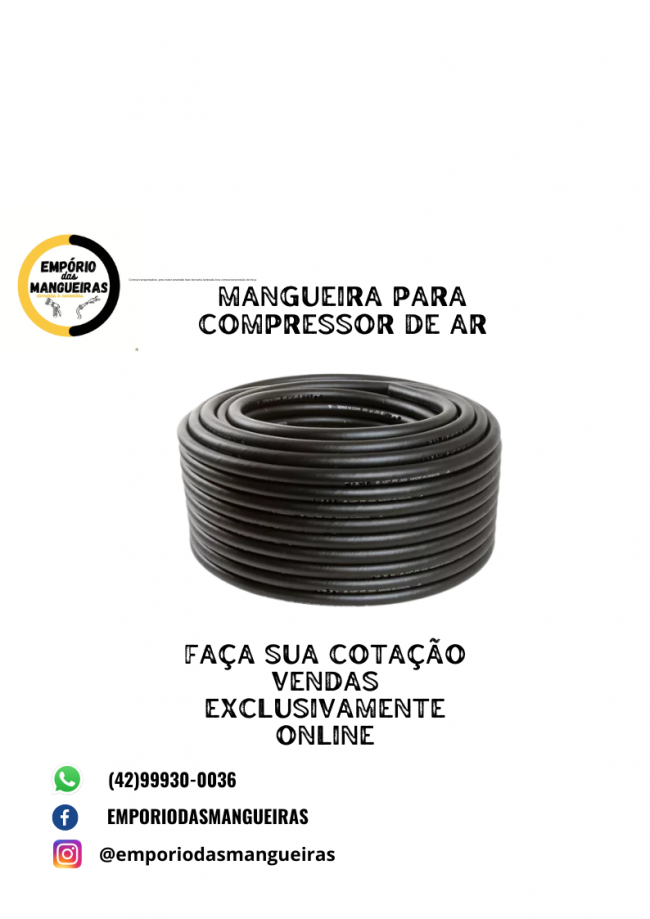 Mangueira para compressor de ar