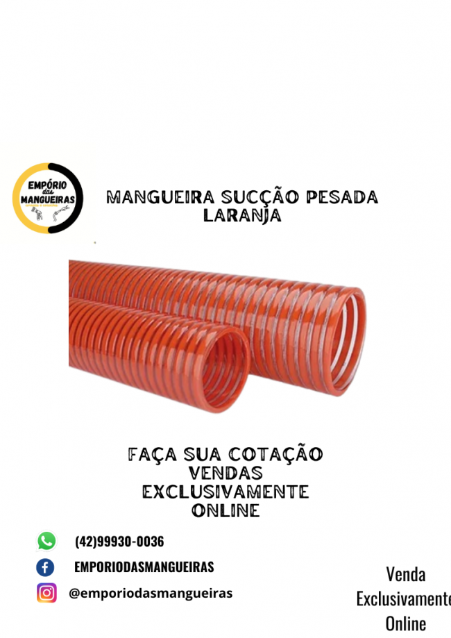 Mangueira suco pesada laranja